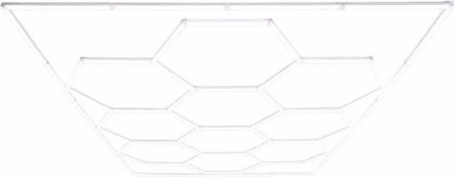 Monstershop Hexagon LED Lighting, 10 Pack, White – 1