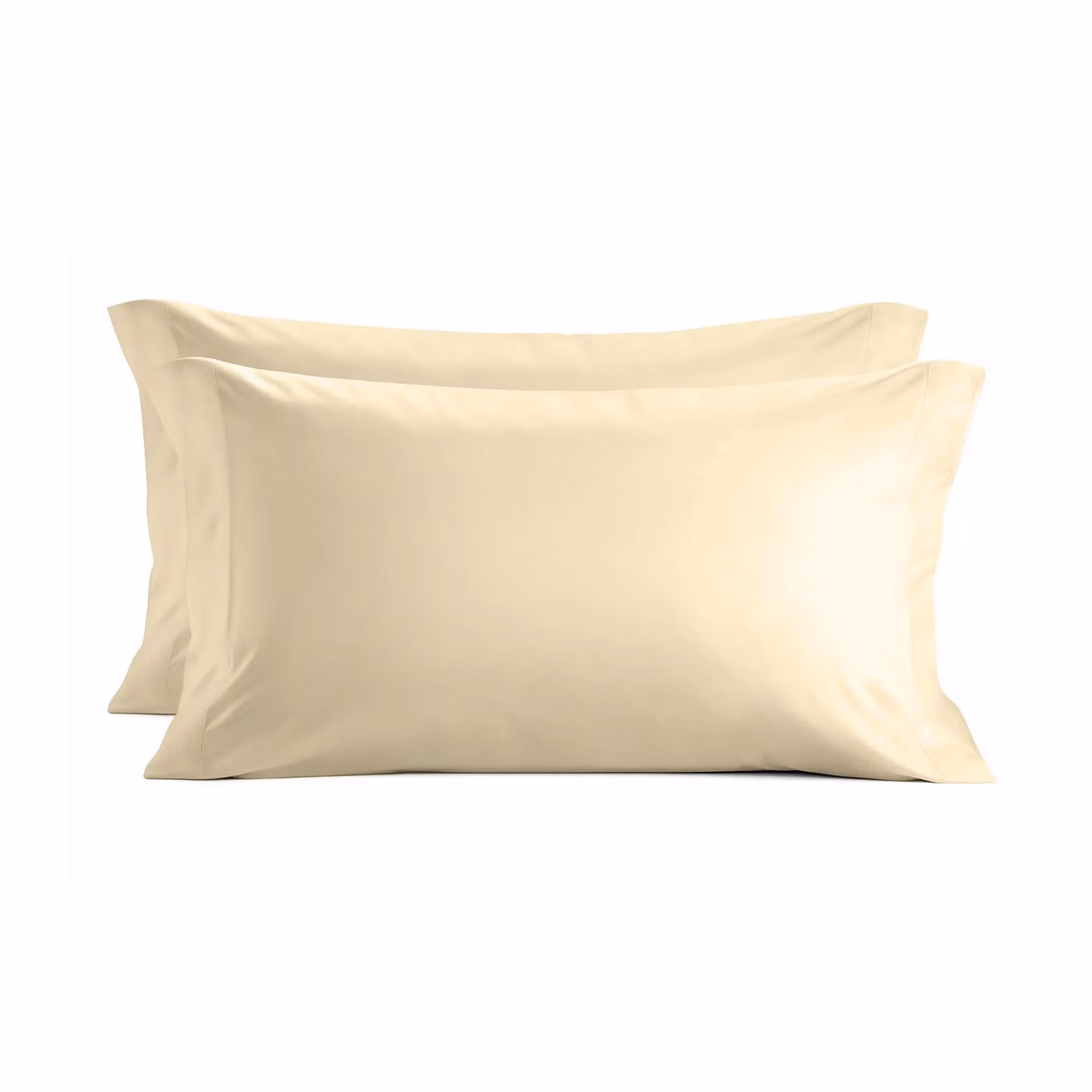 Snug City 2 Pack Cream Cotton Housewife Pillowcases with Envelope Closure, 200 Thread Count, W: 48 cm x L: 74 cm – 2