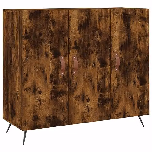 vidaXL Modern Sideboard in Brown, W/D/H: 90 x 34 x 80 cm – 1