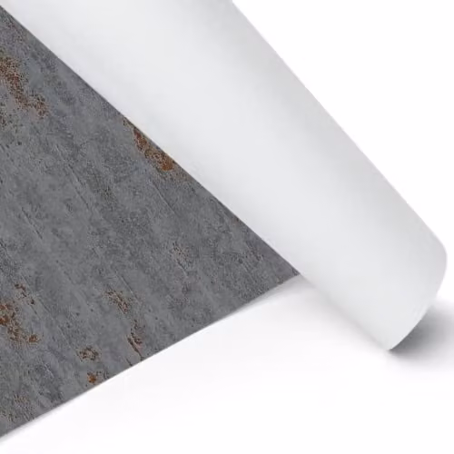 Grandeco Gravity On The Rocks Distressed Concrete Stone Textured Wallpaper in Charcoal Grey and Copper GT1202 – 1