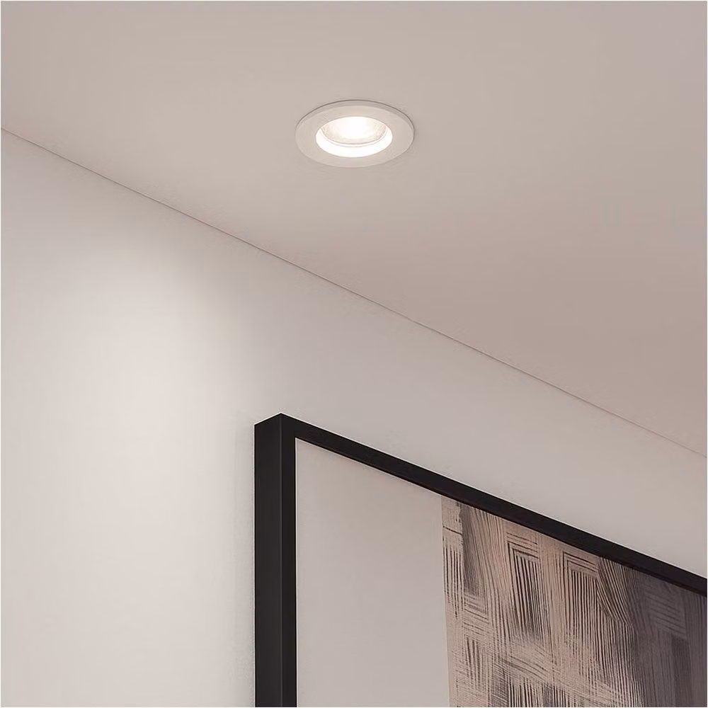Loops White LED Ceiling Spotlight with Bulb Included – 2