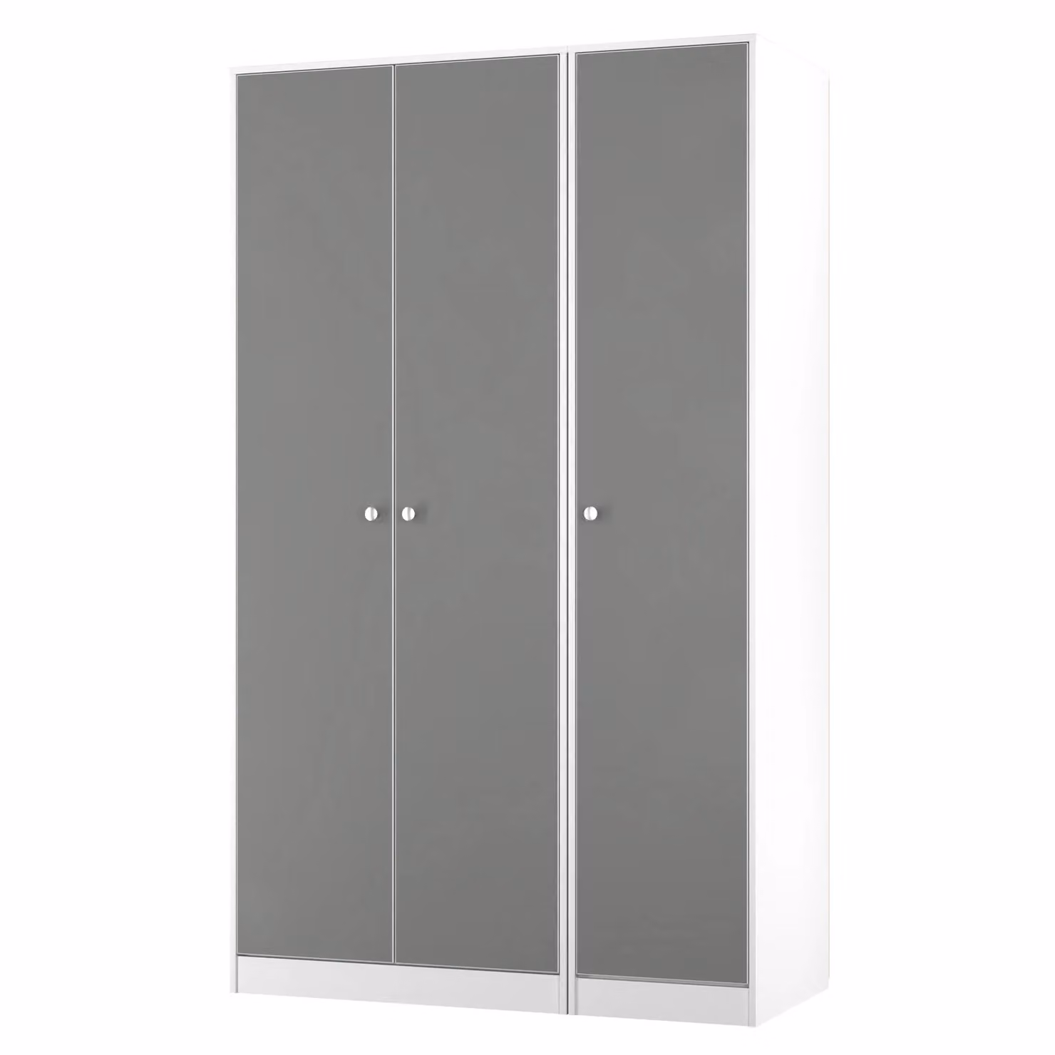 Ready Assembled 2 U Stowe 3 Door Wardrobe in Mid Grey – 2