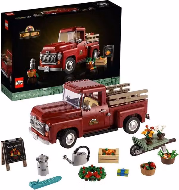 LEGO Creator Expert Pickup Truck 10290 Creative Vehicle Set in Brown and Red
