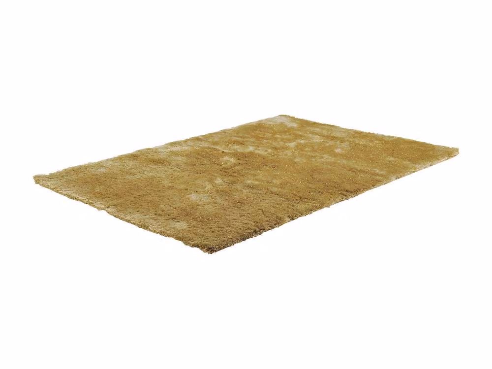 Vente-unique Shaggy Long Pile Glitter Rug in Gold and Silver, W/D/H: 160 x 230 cm – 3