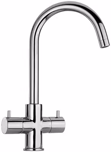 Piralla Chrome Single Lever Kitchen Mixer Tap with Swivel Spout