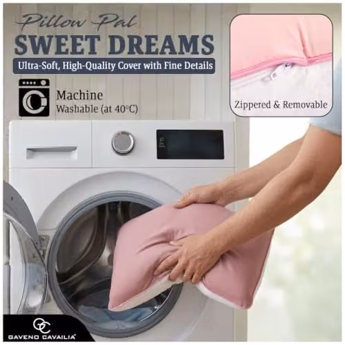 GC Gaveno Cavailia Rose Scent Memory Foam Pillow in Pink, W/D/H: 60 x 40 x 13 cm – 4