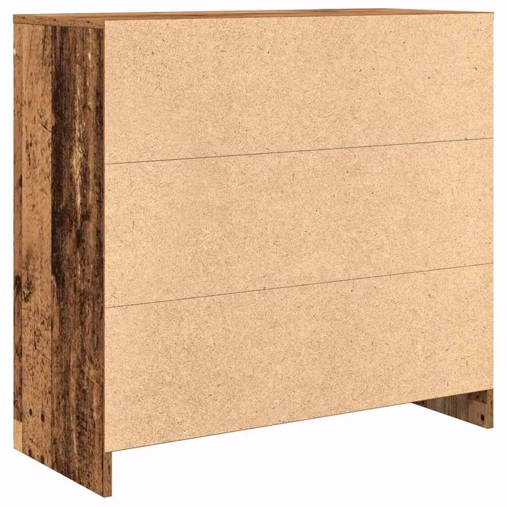 Berkfield Home Rustic Brown Sideboard with Drawer, W/D/H: 80 x 34 x 76 cm – 4