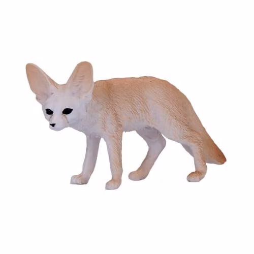 MOJO Wildlife Collection Fennec Fox Collectable Animal Toy Figure in Beige and White
