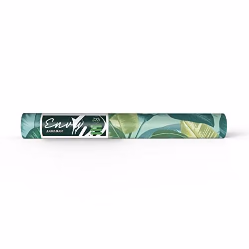 Envy Leaf It Out Twilight Botanical Floral Wallpaper in Blue and Green, Roll Size: 1000 x 52 cm – 2