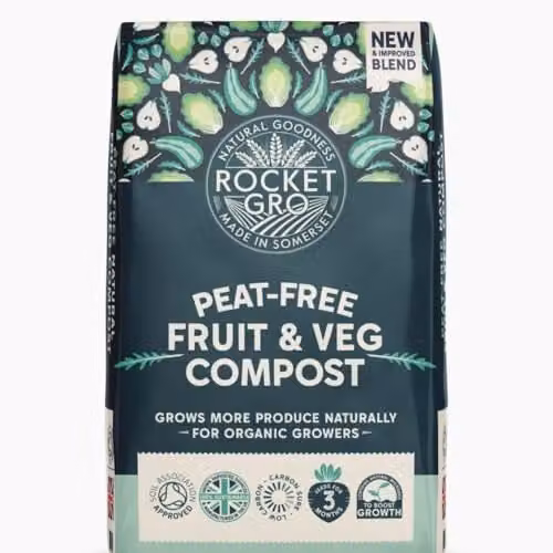 Thompson & Morgan RocketGro Organic Fruit and Vegetable Compost, 50 l
