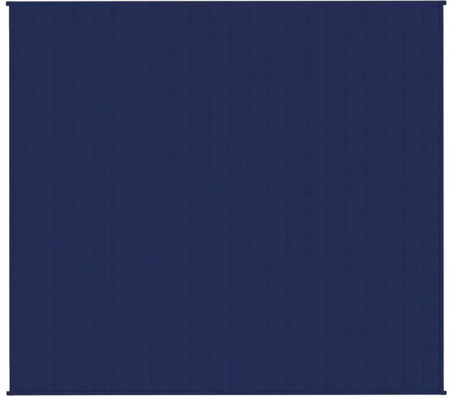 Berkfield Home Navy Blue Weighted Blanket, 200 x 230 cm, 9 kg