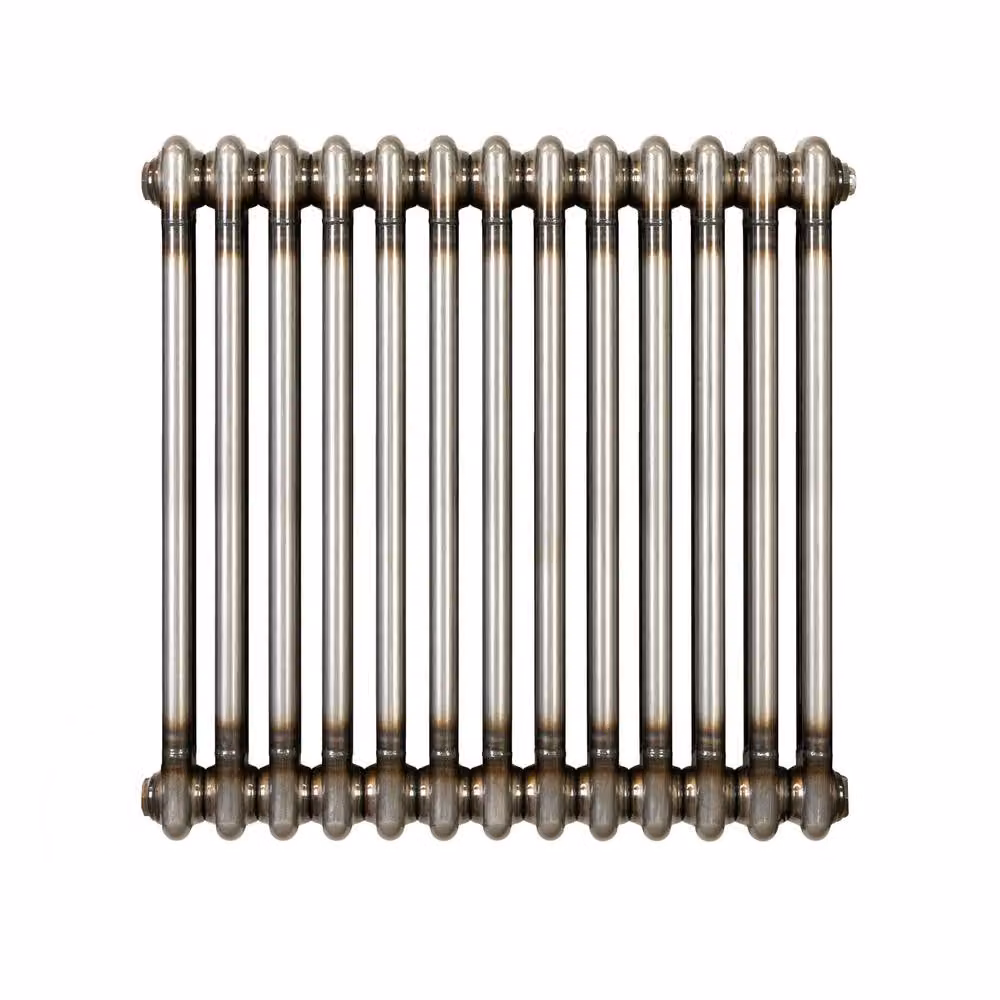 Monstershop Traditional 2 Column Steel Radiator in Silver, W: 60.0 cm, H: 60.5 cm, D: 60.5 cm – 2