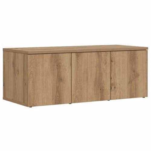 vidaXL Modern TV Cabinet in Artisan Oak Brown, W/D/H: 80 x 34 x 30 cm