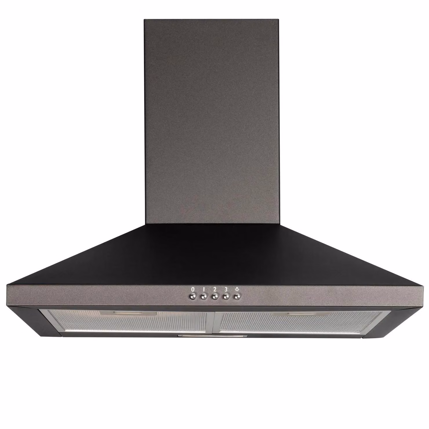 SIA CHL60BL Black Pyramid Chimney Cooker Hood Extractor Fan, Width: 60 cm – 4