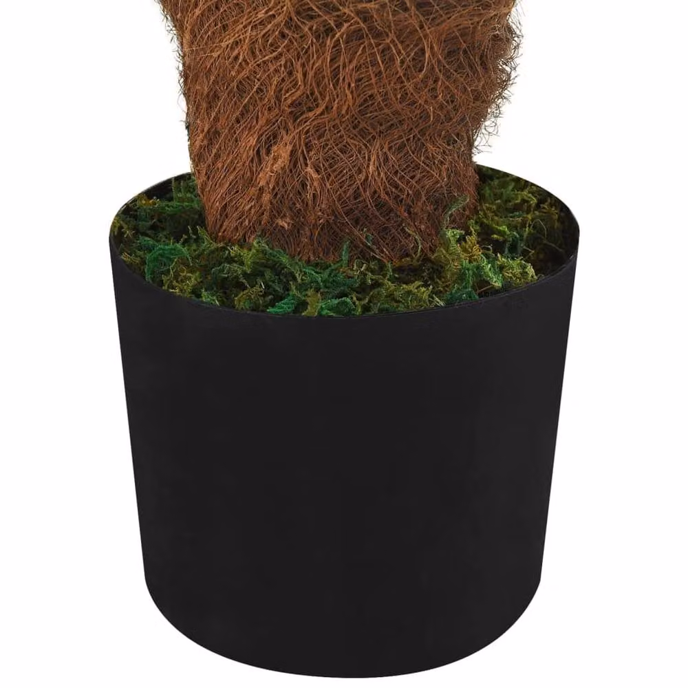 Berkfield Home Artificial Cycas Palm with Pot, Green, Height: 90 cm – 4