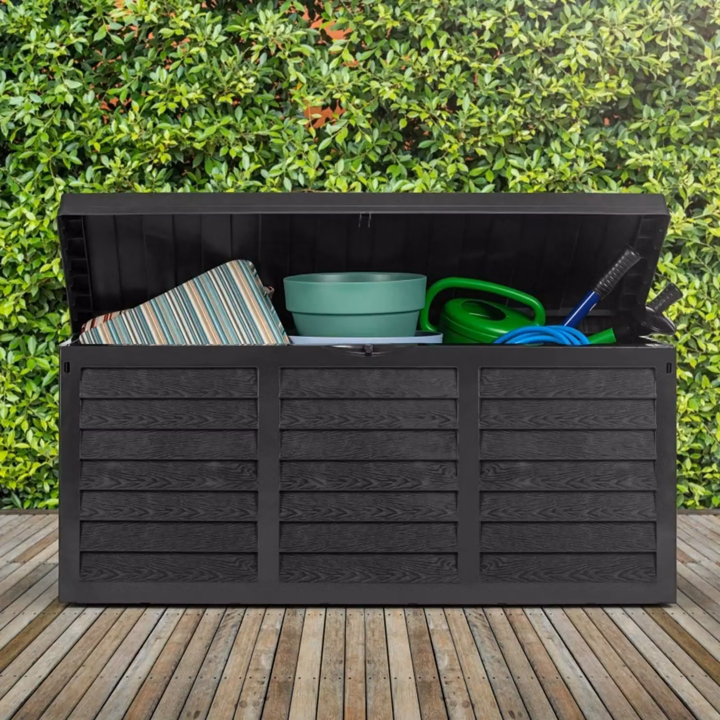 Gr8 Home Black 320 Litre Plastic Garden Storage Box – 2