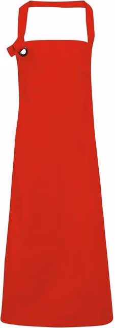 Premier Calibre Heavy Cotton Canvas Bib Apron in Red