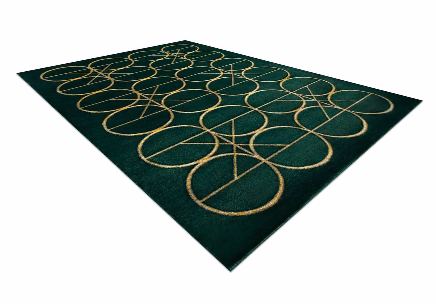 RugsX Emerald Green Geometric Rug, W: 180 cm, L: 270 cm – 3