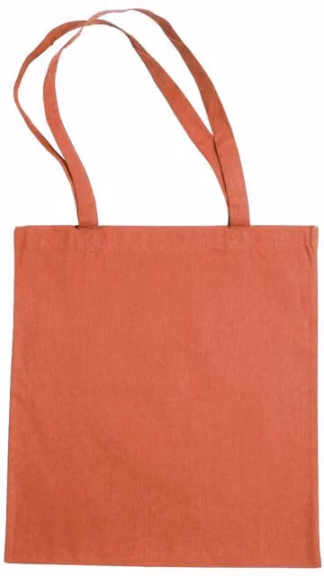 Bags By Jassz Beech Large Cotton Tote Shopping Bag with Handle in Peach