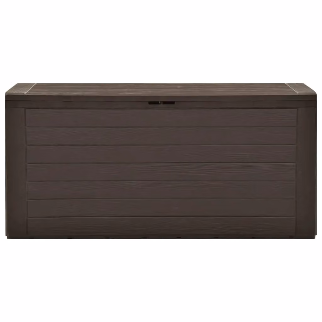 Berkfield Home Garden Storage Box in Brown, W/D/H: 116 x 44 x 55 cm – 2