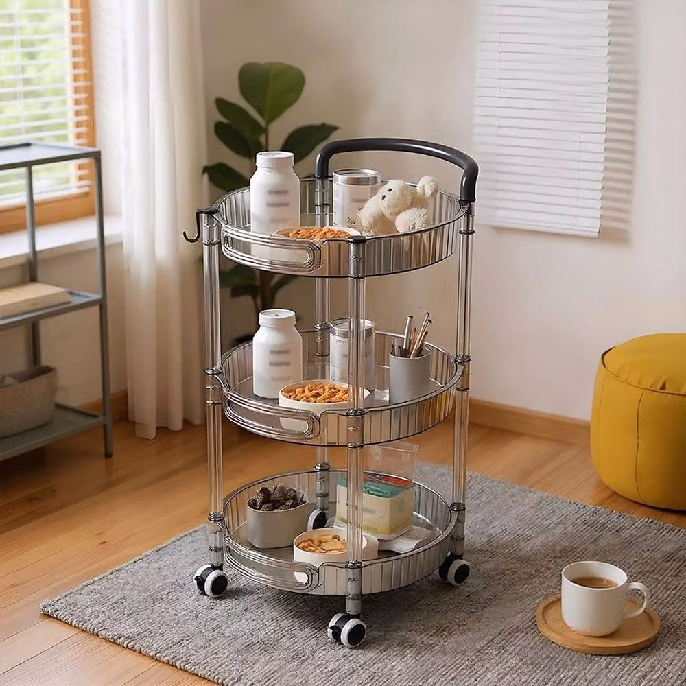 Havendro 3 Tier Fruit and Vegetable Storage Trolley Rack in Grey – 4