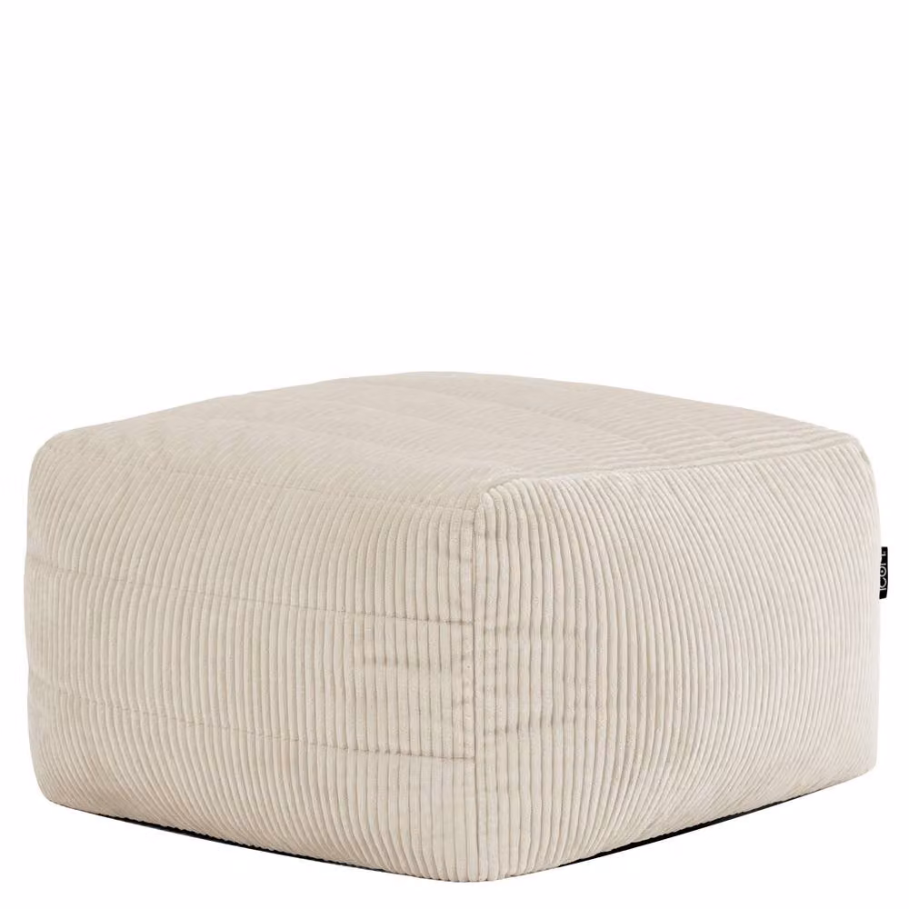 ICON Noa Bean Bag Slab in Cream Jumbo Cord – 2
