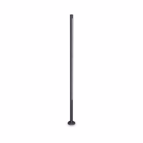 Ideal Lux Jedi LED Outdoor Bollard, Anthracite, Height: 160 cm, 3000K Warm White, IP65