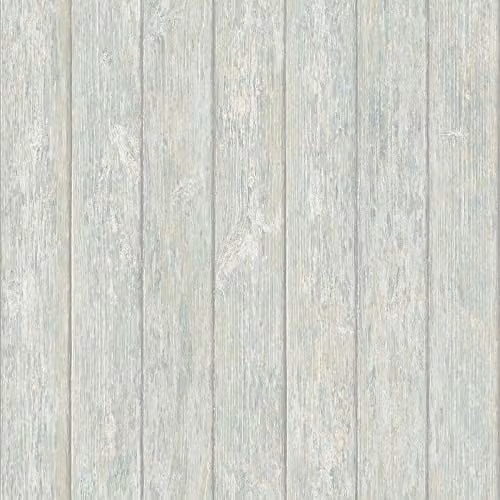 Galerie Global Fusion Green Wood Effect Rustic Striped Wallpaper Roll