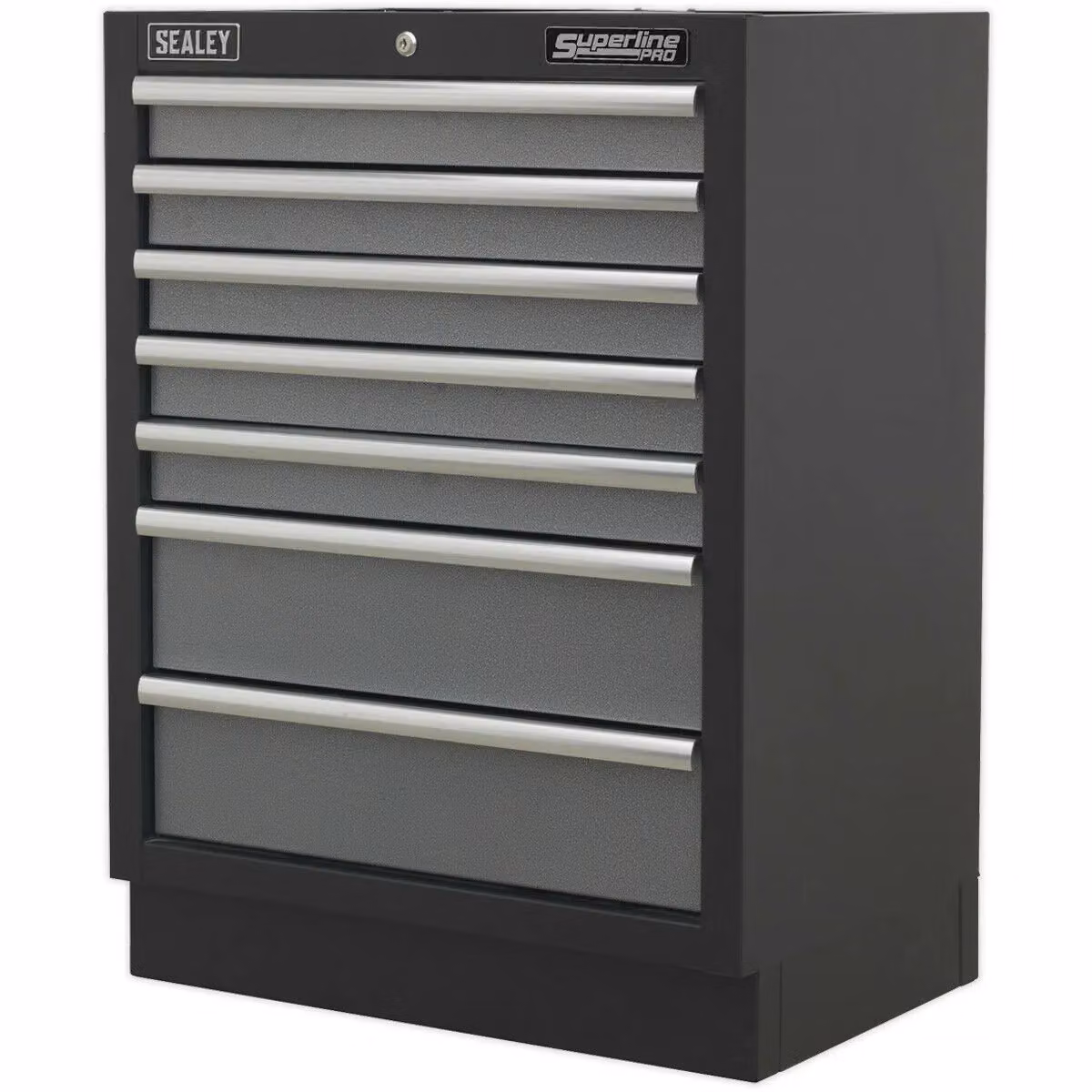 Loops Black Modular 7 Drawer Floor Standing Cabinet with Locking Mechanism – 3