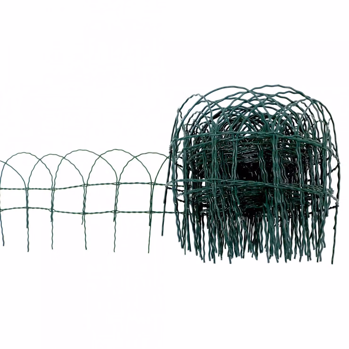 Oypla Green PVC Garden Lawn Border Edging Fencing, 10m x 25cm – 3