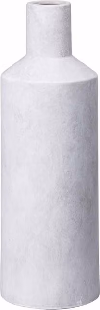 Lemon Pavilion Furniture and Decor Darcy Sutra Large Ceramic Vase in White, W: 14 cm, D: 14 cm, H: 42 cm