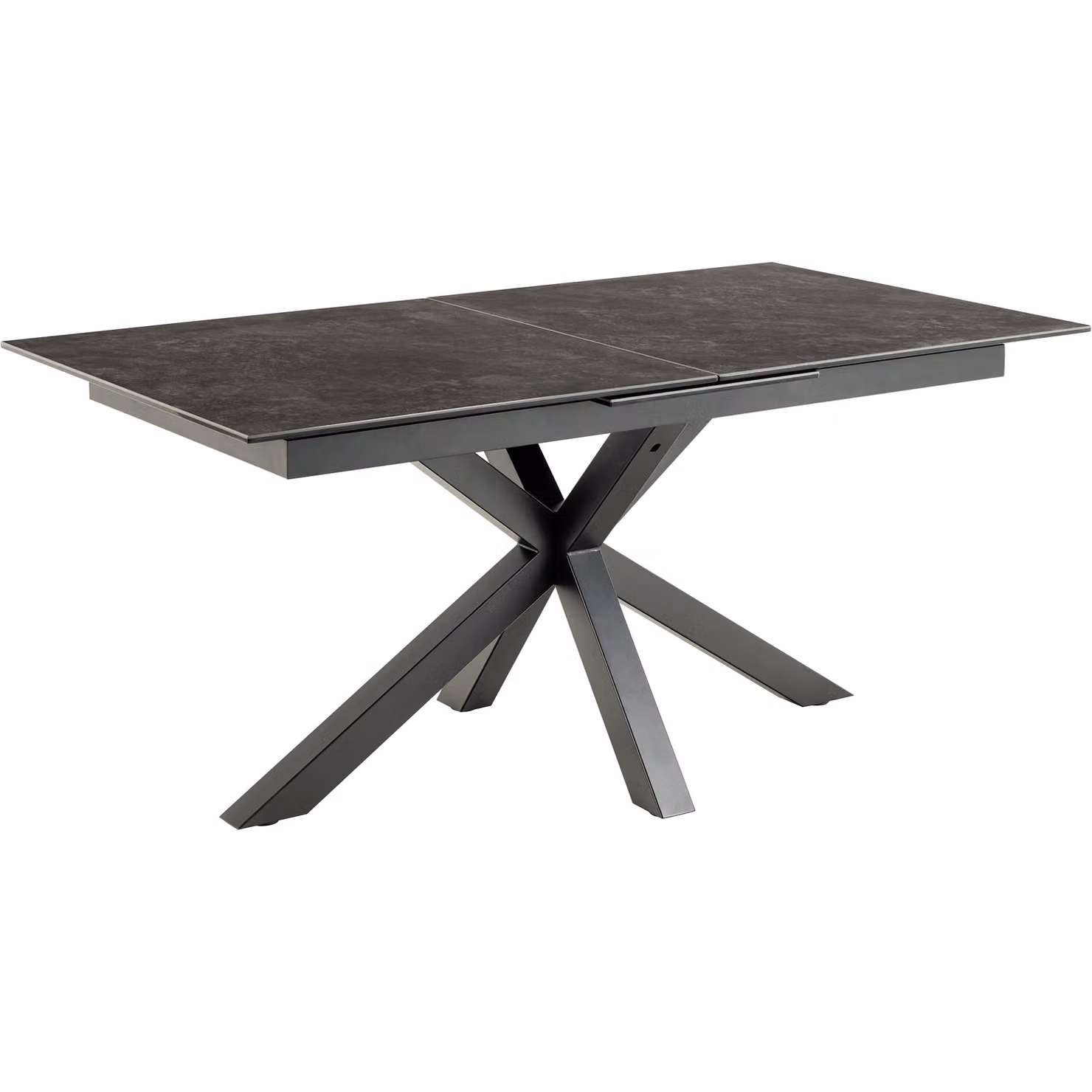 Furniture To Go Heaven Extendable Rectangular Dining Table with Matt Black Ceramic Top – 2