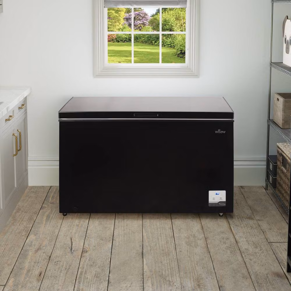 Willow 380L Freestanding Chest Freezer, Black – 2