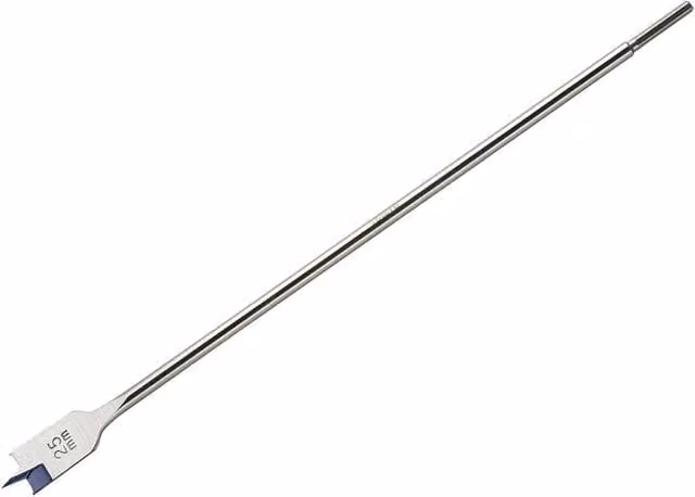 IRWIN Blue Groove 4X Long Flat Auger Bit, Silver, Diameter: 20 mm, Length: 400 mm