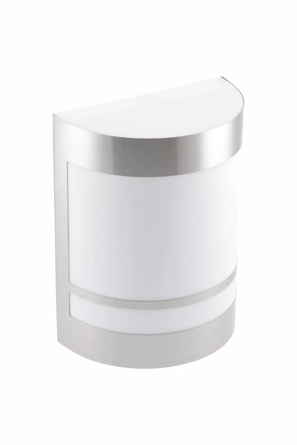 CGC Lighting Kala Stainless Steel Curved Outdoor Wall Light in Silver – 1