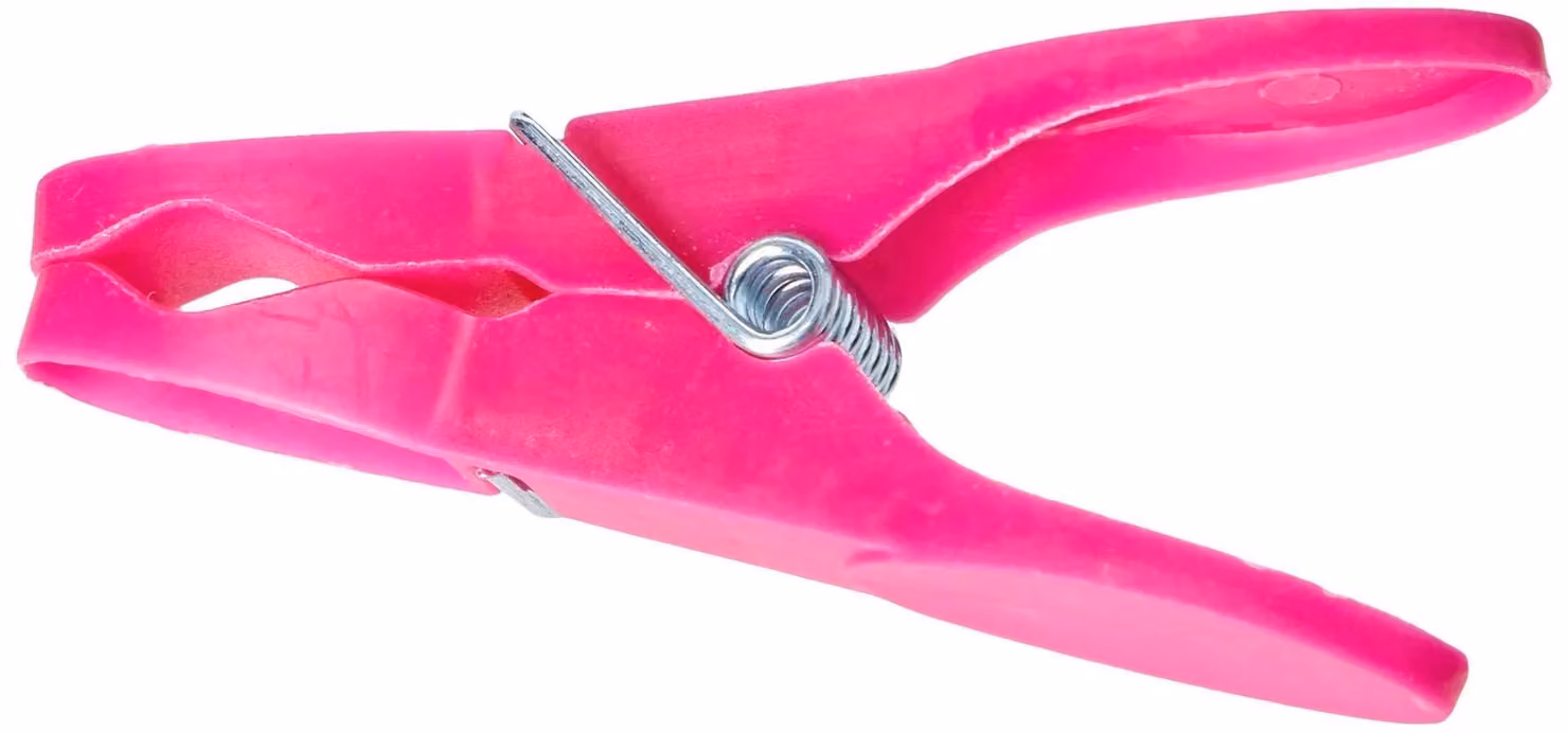 Minky Pack of 36 Red Multicolour Plastic Pegs – 2