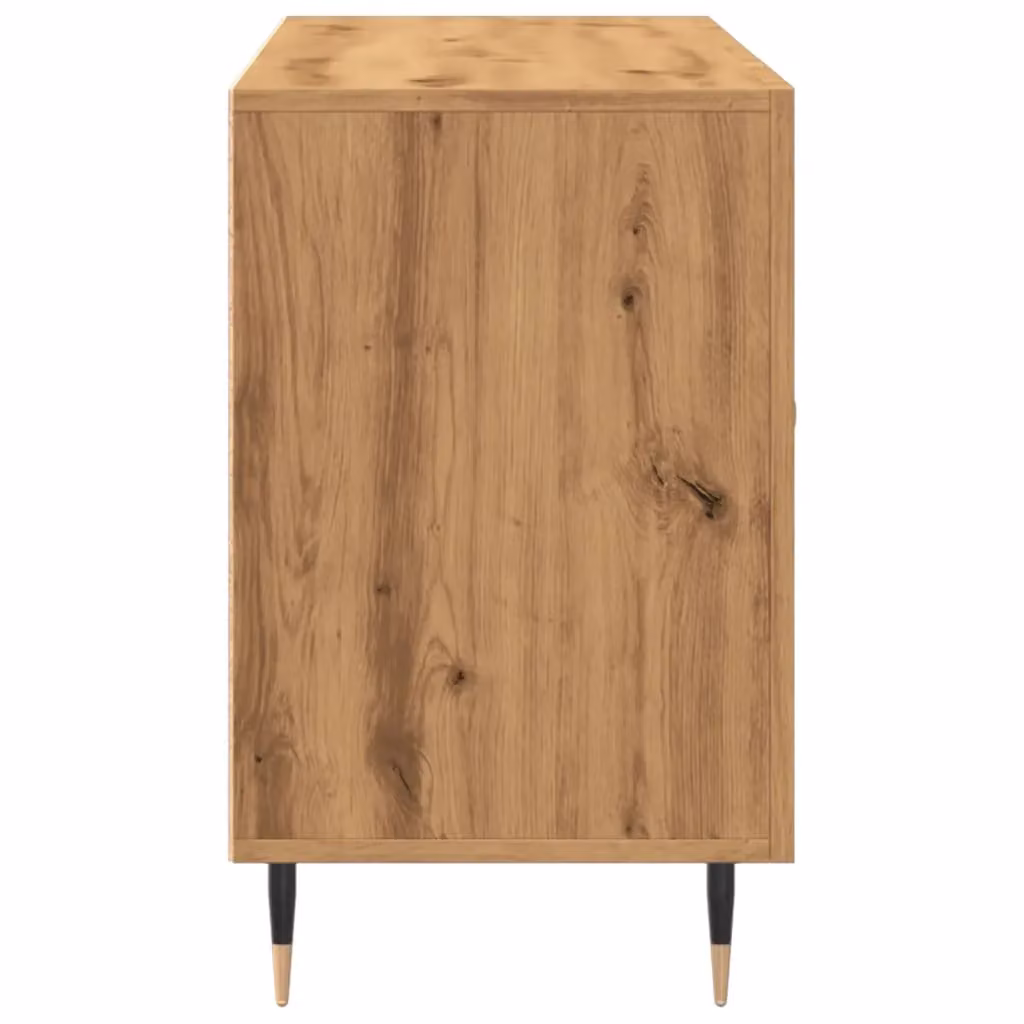 Berkfield Home Artisan Oak Sideboard in Brown, W/D/H: 100 x 36 x 60 cm – 4