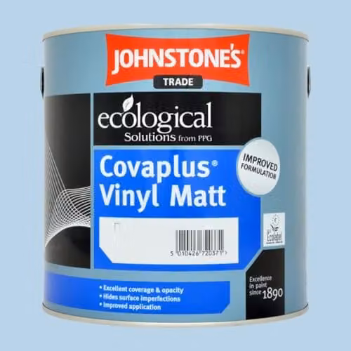 Johnstones Covaplus Matt Dispersion Paint in Blue, 2.5 l – 2