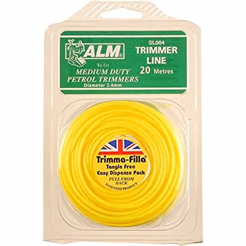 ALM ALMSL004 Yellow Trimmer Line, 2.4 mm x 20 m