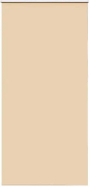 Berkfield Home Blackout Roller Blind in Beige, Thermal Insulating Polyester, W: 115 cm, H: 210 cm