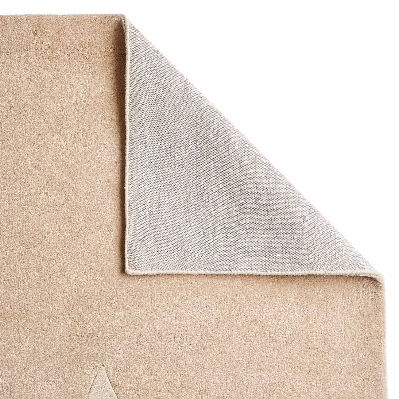 The Rug Shop UK Beige Abstract Polyester Easy Care Area Rug W: 150 cm, L: 230 cm – 2
