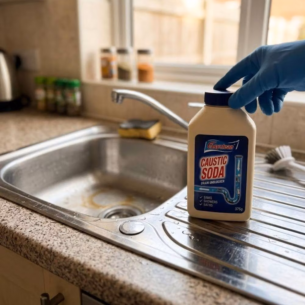Bedsland Heavy Duty Caustic Soda Cleaning Powder, 375 g, White – 3