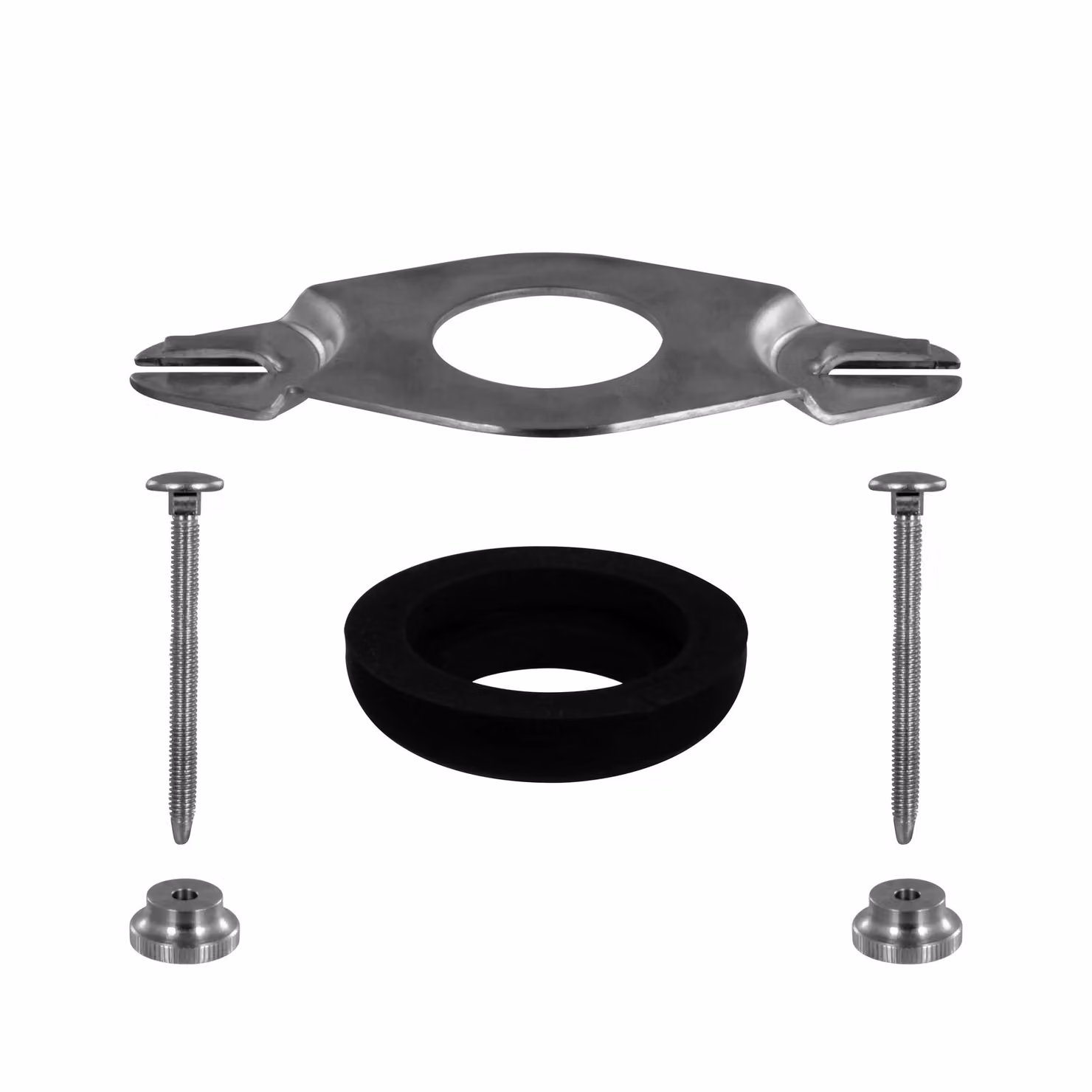 McAlpine Supereasy 1.5 inch Close Coupling Cistern Kit CC-KIT in Black with Stainless Steel Mounting Set – 2
