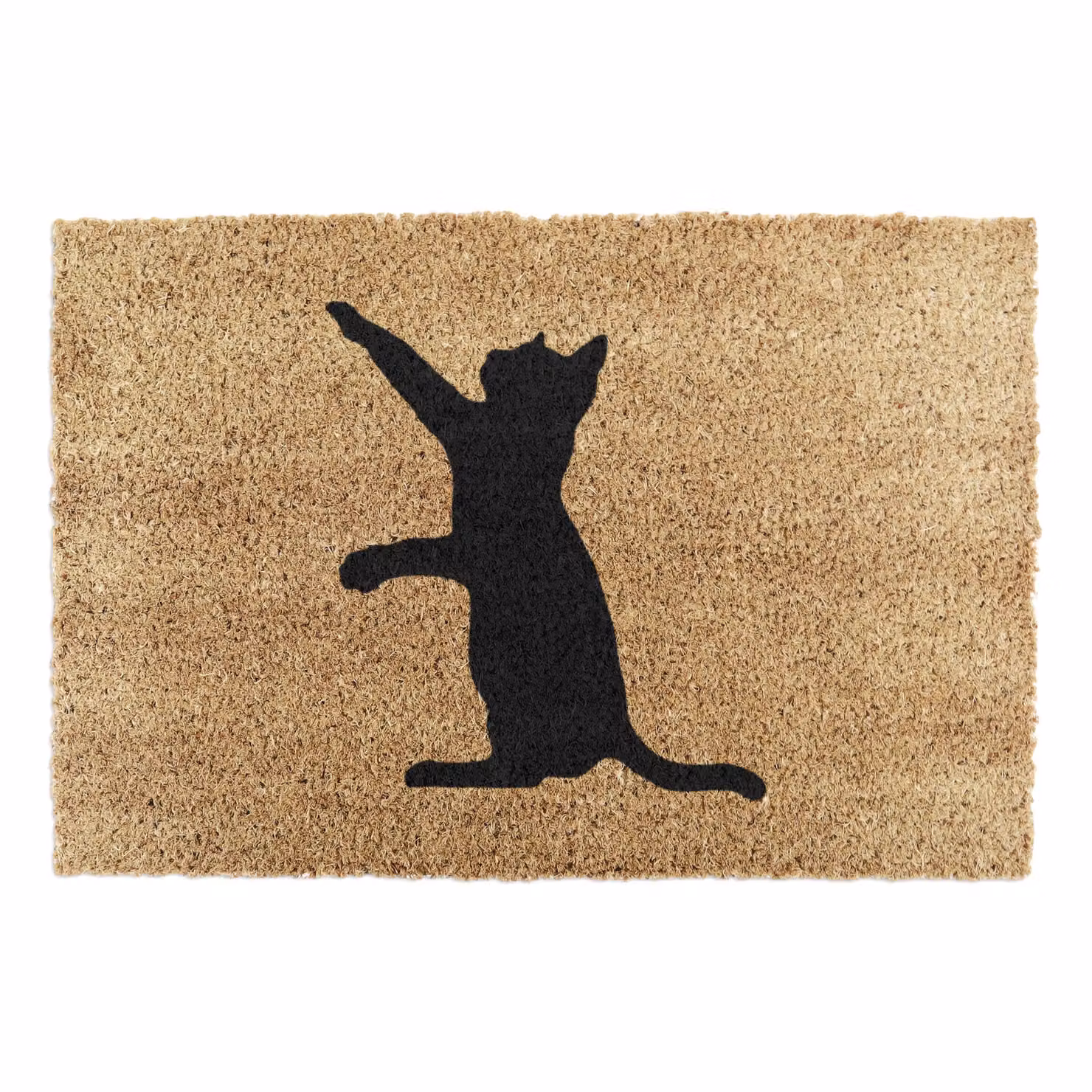 Artsy Mats Cat On Two Legs Doormat, Black and Multicolour, W: 60 cm, D: 40 cm – 4