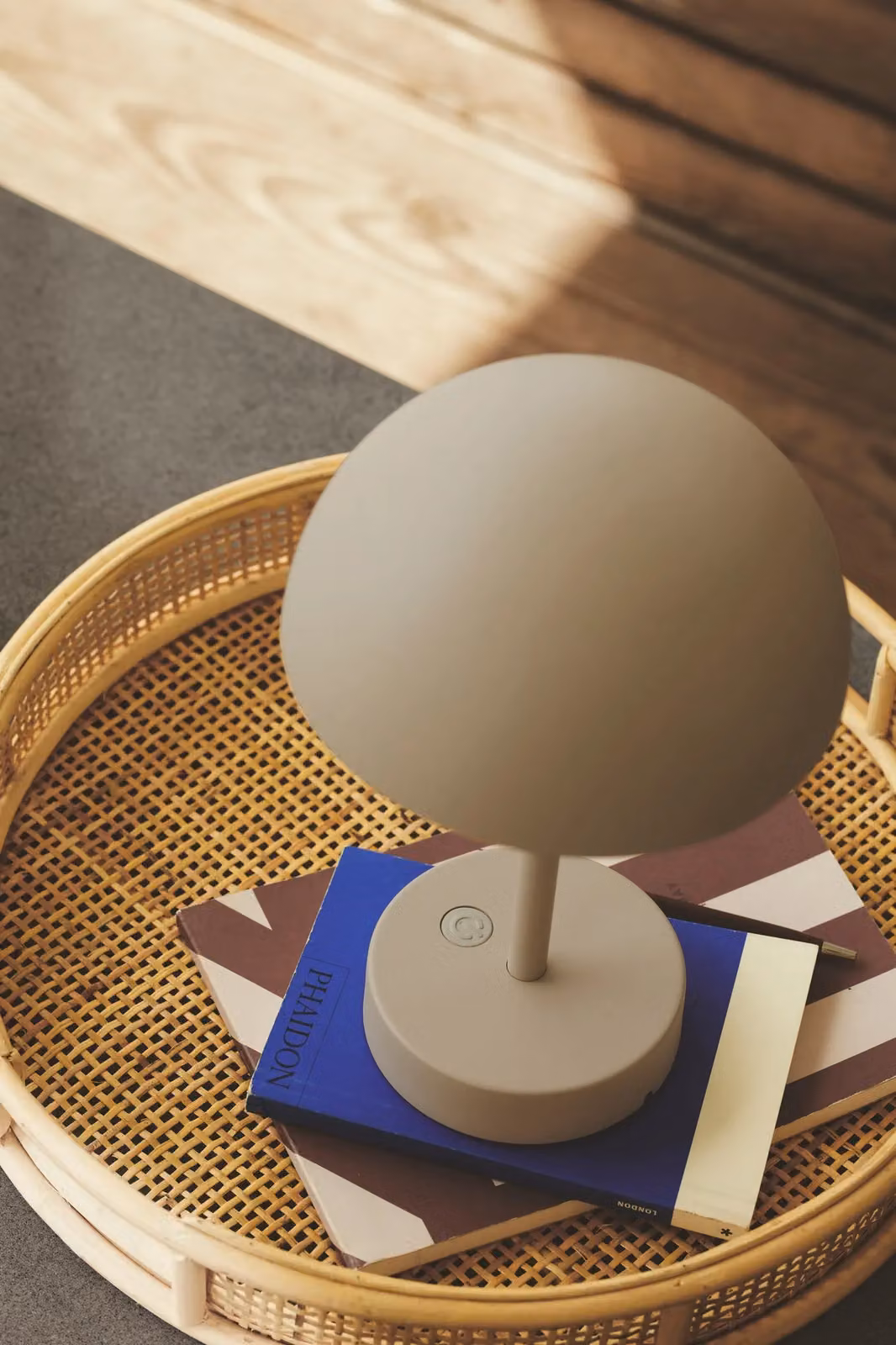 Nordlux Ellen Rechargeable LED Portable Outdoor Table Lamp, Beige, IP44 – 5