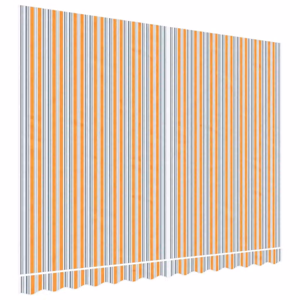 Berkfield Home Replacement Awning Fabric in Multicolour Stripe, Polyester, 3.5 x 2.5 m