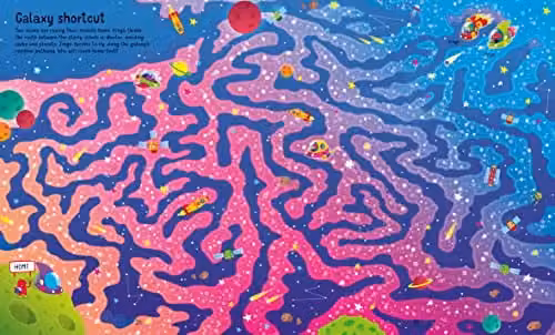 Usborne Space Maze Book and Jigsaw Set, Multicolour – 3
