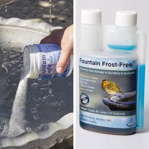 Primrose 12 Month Water Feature Algae and Frost Free Treatment Pack in White – 2