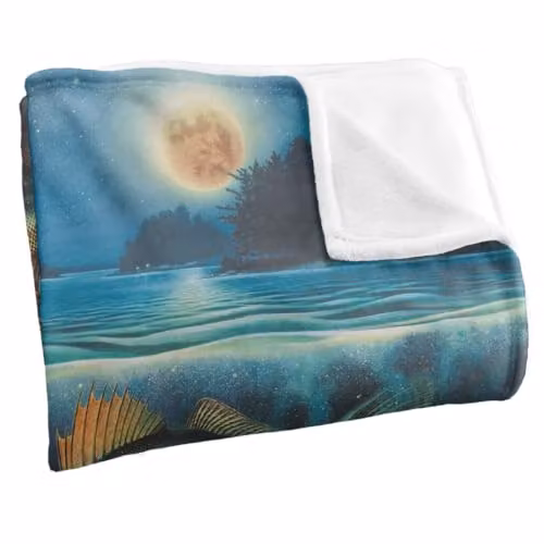 JQ Licensing Harvest Moon Walleye Fishing Super Soft Fleece Throw Blanket, Multicolour, W: 91 cm, D: 147 cm – 2