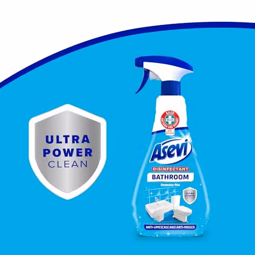 Asevi Antibacterial Bathroom Disinfectant and Mould Cleaning Spray, 720ml – 3